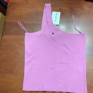 Size large one shouldered knit top